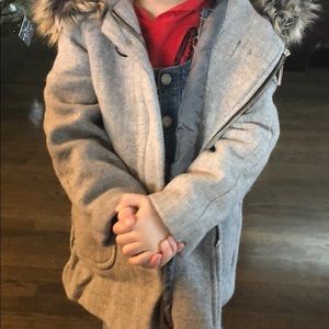 Zara Girls Soft Collection Outwear coat
